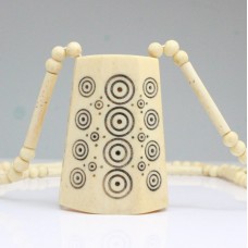 colier tribal tuareg. os natural.manufactura. Maroc